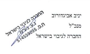 חתימה החברה לגיבוי בישראל